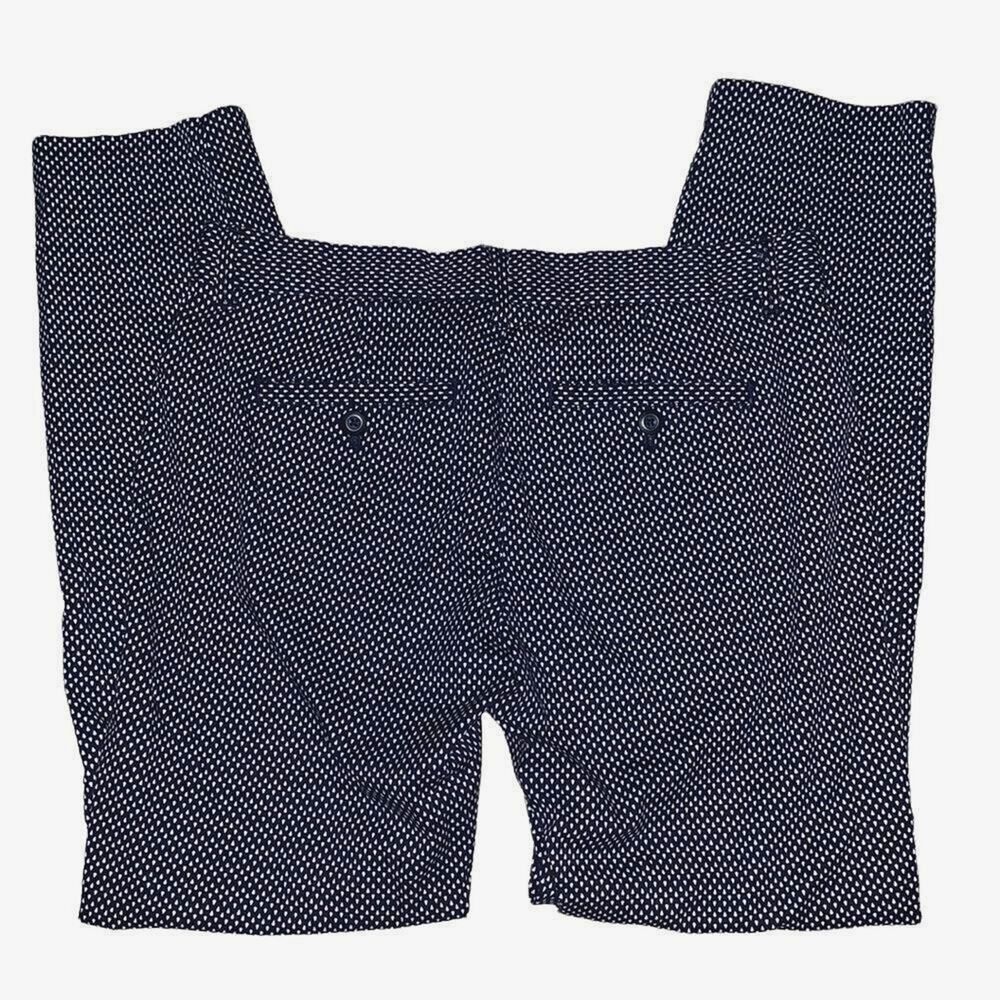 GAP Khakis by Gap slim city skinny ankle blue & white‎ pants 0